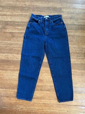 Madewell Baggy Tapered Denim Jeans Medium Blue Wash Size 26